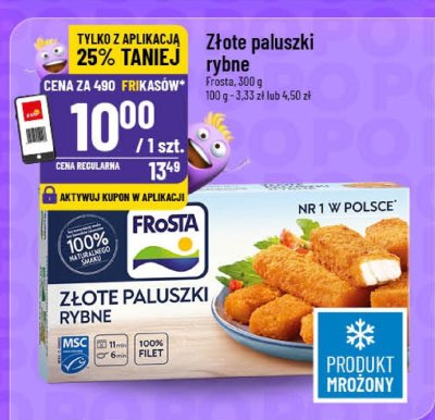 Złote paluszki rybne promocja w POLOmarket