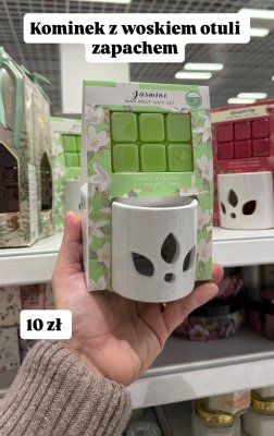 Kominek z woskiem Jasmine Pepco promocja w Pepco