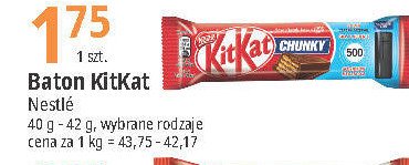 Baton pop corn Kitkat chunky promocja