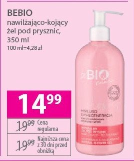 Żel pod prysznic nawilżająco-regenerujący Be bio promocja