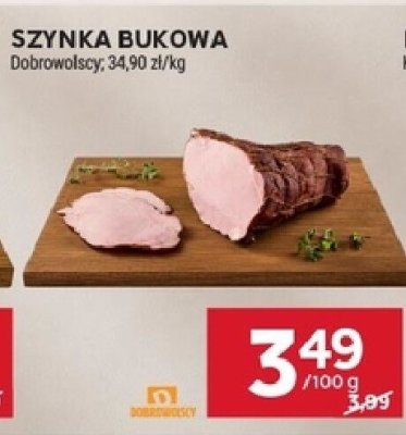 Szynka bukowa Dobrowolscy promocja w Stokrotka