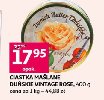 Ciastka duńskie maślane w puszce promocja w Netto