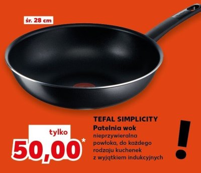 Patelnia wok nieprzywierna powłoka 28 cm promocja w Kaufland
