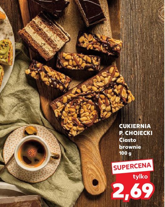 Ciasto brownie Chojecki promocja