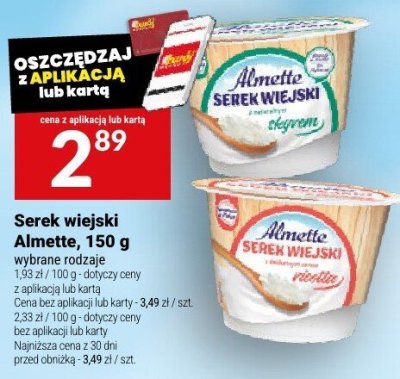Serek wiejski Almette, 150 g promocja w Twój Market