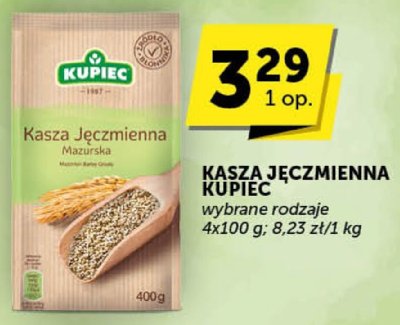 Kasza jęczmienna Kupiec promocja w Euro Sklep