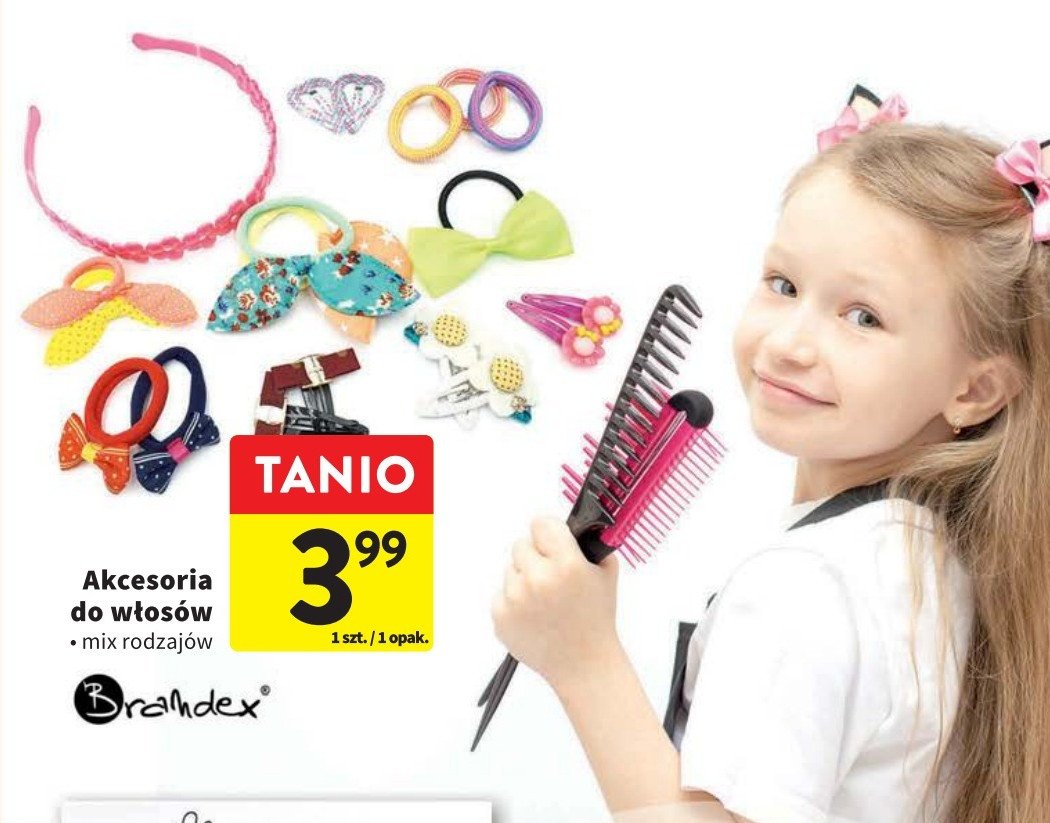 Gumka do w艂os贸w z kokardk膮 Brandex promocja