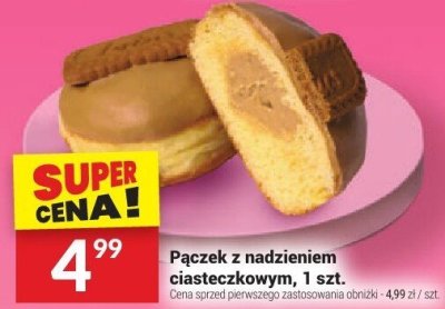 Pączek z nadzieniem ciasteczkowym promocja w Twój Market