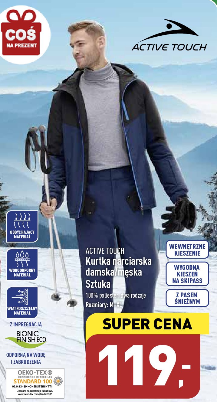 Kurtka narciarska damska Active touch promocja