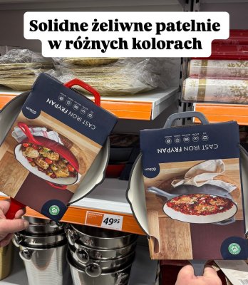 Patelnia żeliwna  promocja w Action