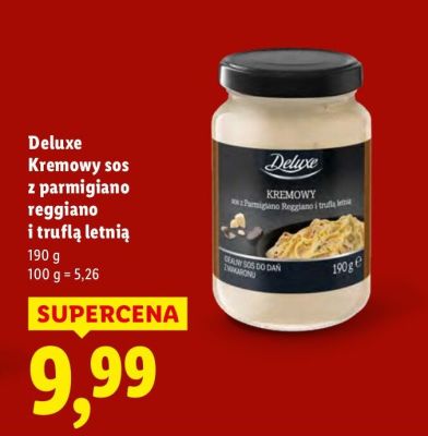 Kremowy sos z parmigiano reggiano i truflą letnią promocja w Lidl