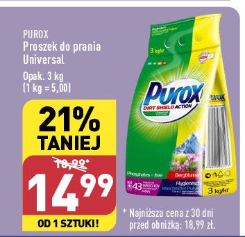 Proszek do prania Purox promocja