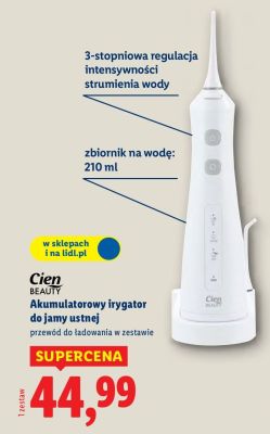 Akumulatorowy irygator do jamy ustnej promocja w Lidl