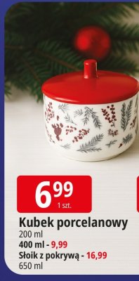 Kubek porcelanowy promocja w Leclerc