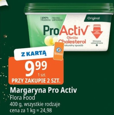Margaryna Pro Activ promocja w Leclerc