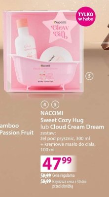 Zestaw kosmetyczny NACOMI Sweet Cozy Hug lub Cloud Cream Dream promocja w Hebe