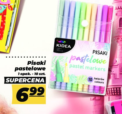 Pisaki pastelowe Kidea promocja