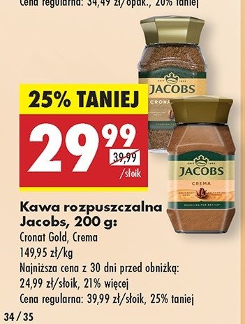 Kawa Jacobs Cronat Gold promocja
