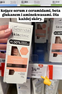 Serum Skin Clinic Professional Ceramidy z beta-glukanem i aminokwasami promocja w Rossmann