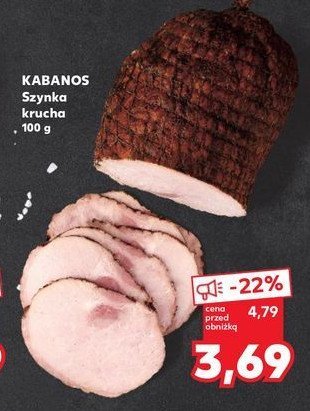 Szynka krucha Kabanos promocja