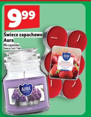 Świece zapachowe Aura promocja w TOPAZ