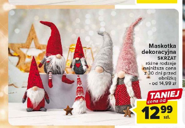 Maskotka dekoracyjna skrzat promocja