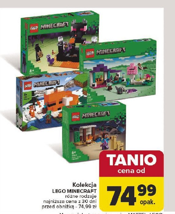 Klocki 21178 Lego minecraft promocja