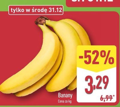 Banany promocja w Aldi