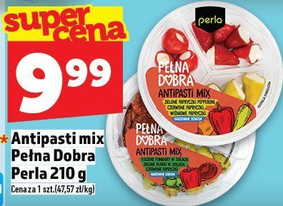 Antipasti mix Pełna Dobra Perla 210 g promocja w TOPAZ