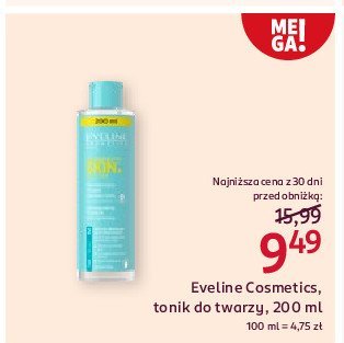 Tonik zwężający pory Eveline perfect skin acne promocja