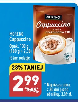 Cappuccino czekoladowe Moreno promocja