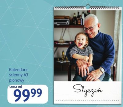 Kalendarz ścienny A3 pionowy promocja w Drogerie DM