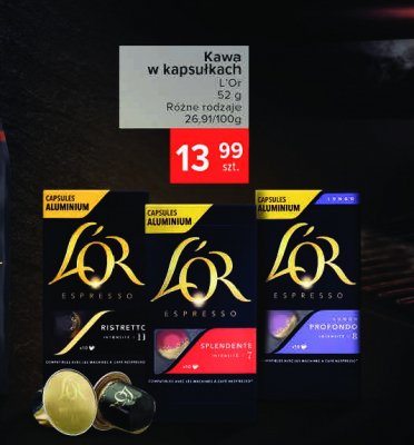 Kawa w kapsułkach ristretto 11 L'or promocja