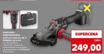 Szlifierka kątowa 20 v Parkside performance promocja