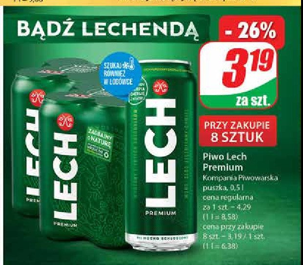 Piwo Lech promocja