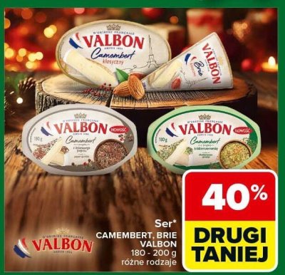 Ser Camembert, Brie Valbon promocja w Carrefour