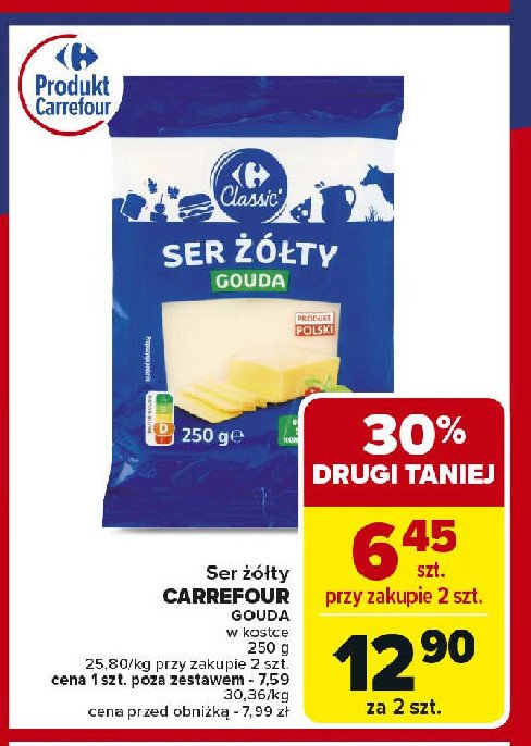 Ser gouda Carrefour promocja