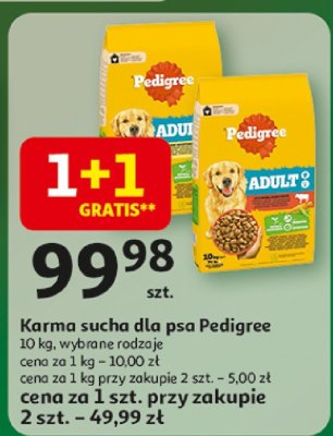 Karma sucha dla psa Pedigree promocja w Auchan