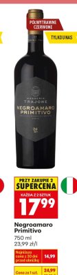 Wino Negroamaro Primitivo promocja w Biedronka