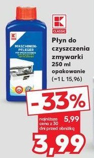 P艂yn do czyszczenia zmywarek K-classic promocja