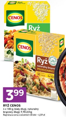 Ryż Cenos biały długi, naturalny brązowy długi promocja w Stokrotka