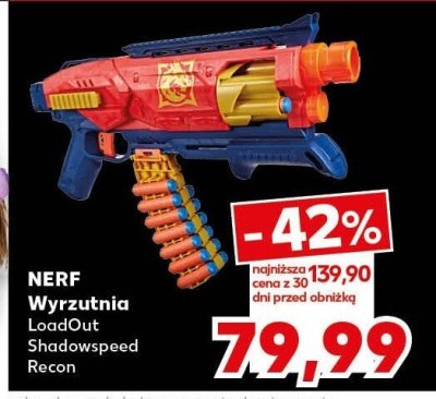 Wyrzutnia NERF LoadOut Shadowspeed Recon promocja w Kaufland