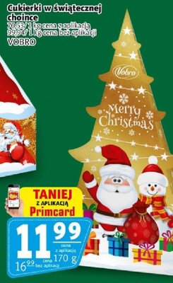 Cukierki w świątecznej choince VOBRO promocja w Prim Market