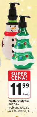 Mydło w płynie AURORA promocja w Intermarche