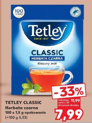 Herbata czarna Classic promocja w Kaufland