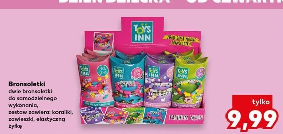 Bransoletki do samodzielnego wykonania Toys inn promocja w Kaufland