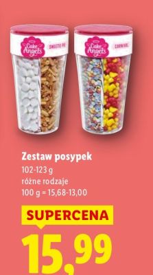 Zestaw posypek promocja w Lidl
