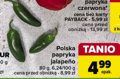 Papryka jalapeno zielona promocja