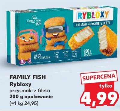 Rybloxy FAMILY FISH przysmaki z fileta promocja w Kaufland