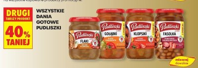 Wszystkie dania gotowe Pudliszki DRUGIE -40% promocja w Biedronka